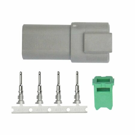 PACER GROUP Pacer DT Deutsch Receptacle Repair Kit - 14-18 AWG 4 Position TDT04F-4RP